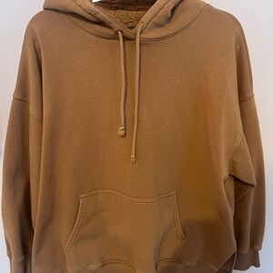 American Eagle Outfitters Brown Hoodie Sweater